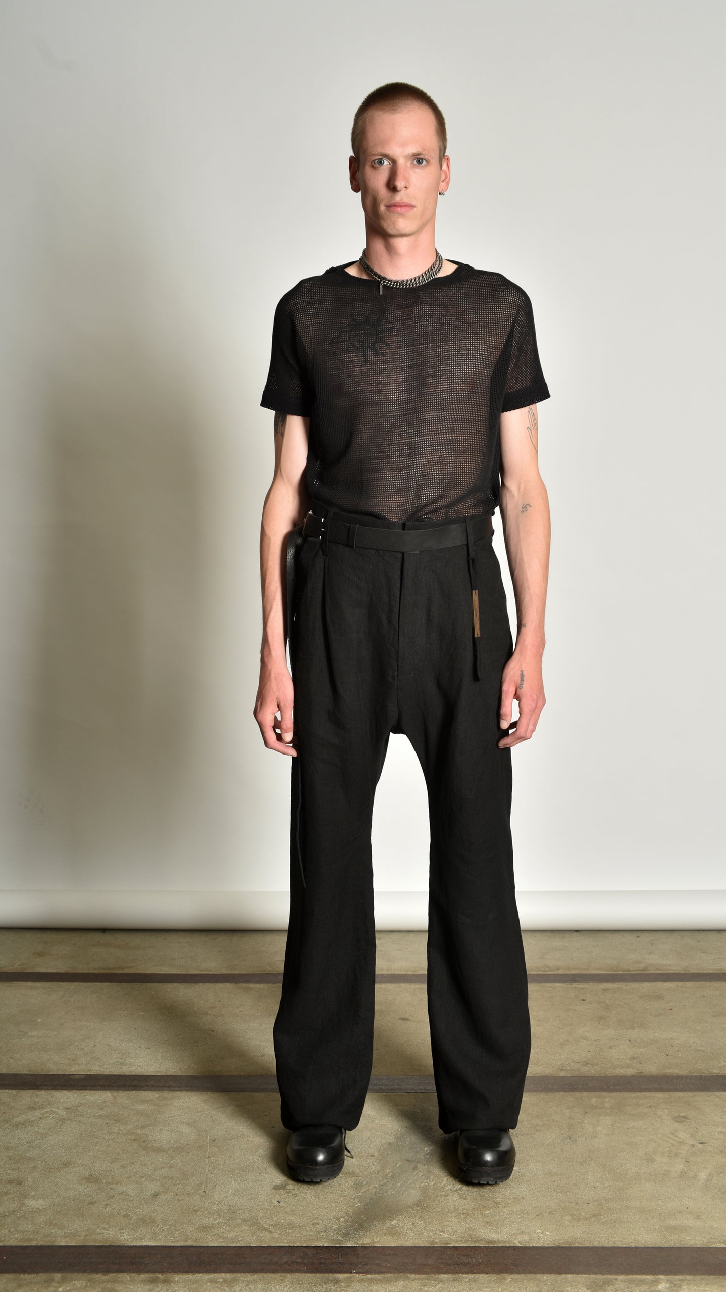 Twistwaist Pleated Wide Pants