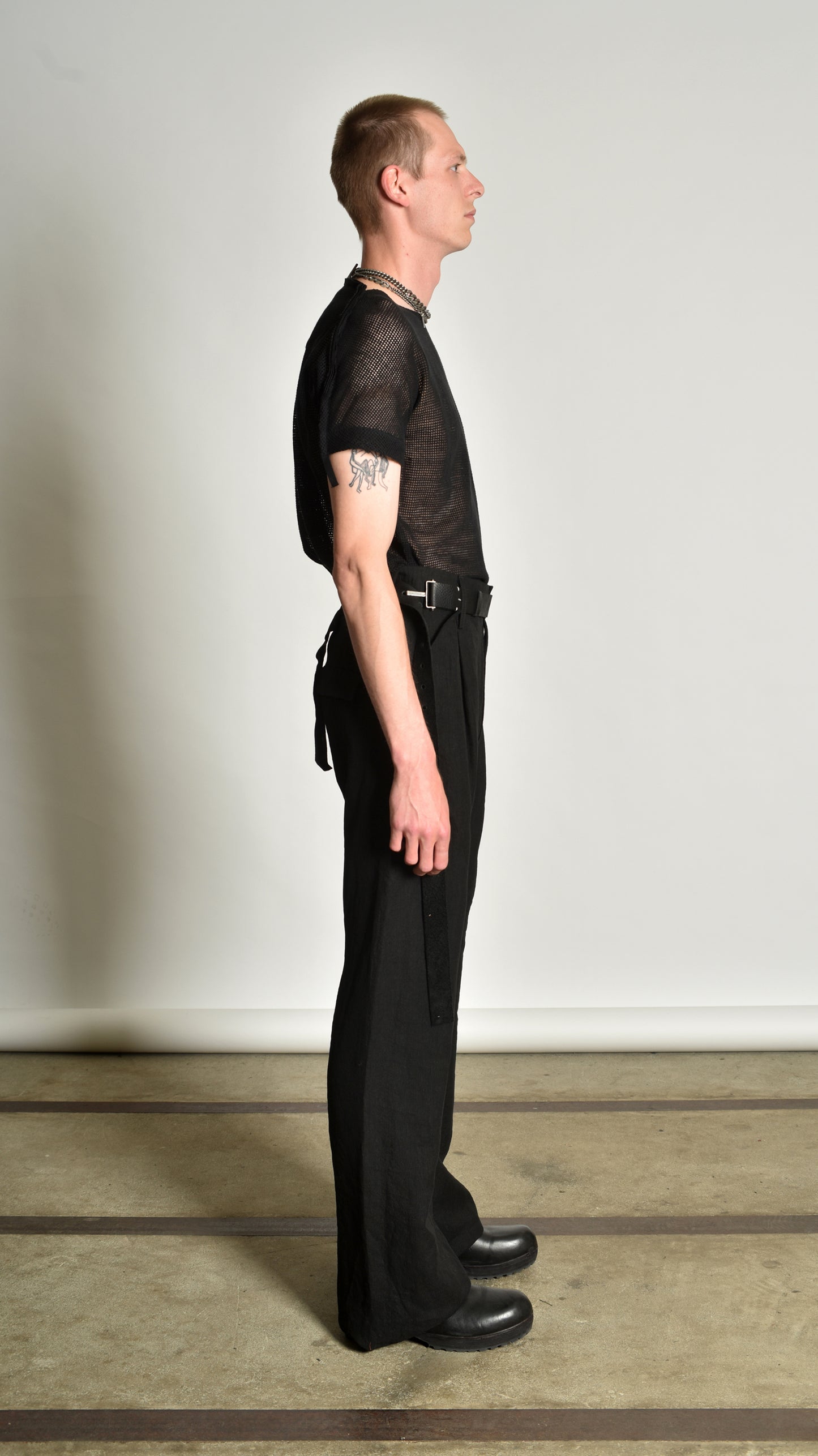 Twistwaist Pleated Wide Pants