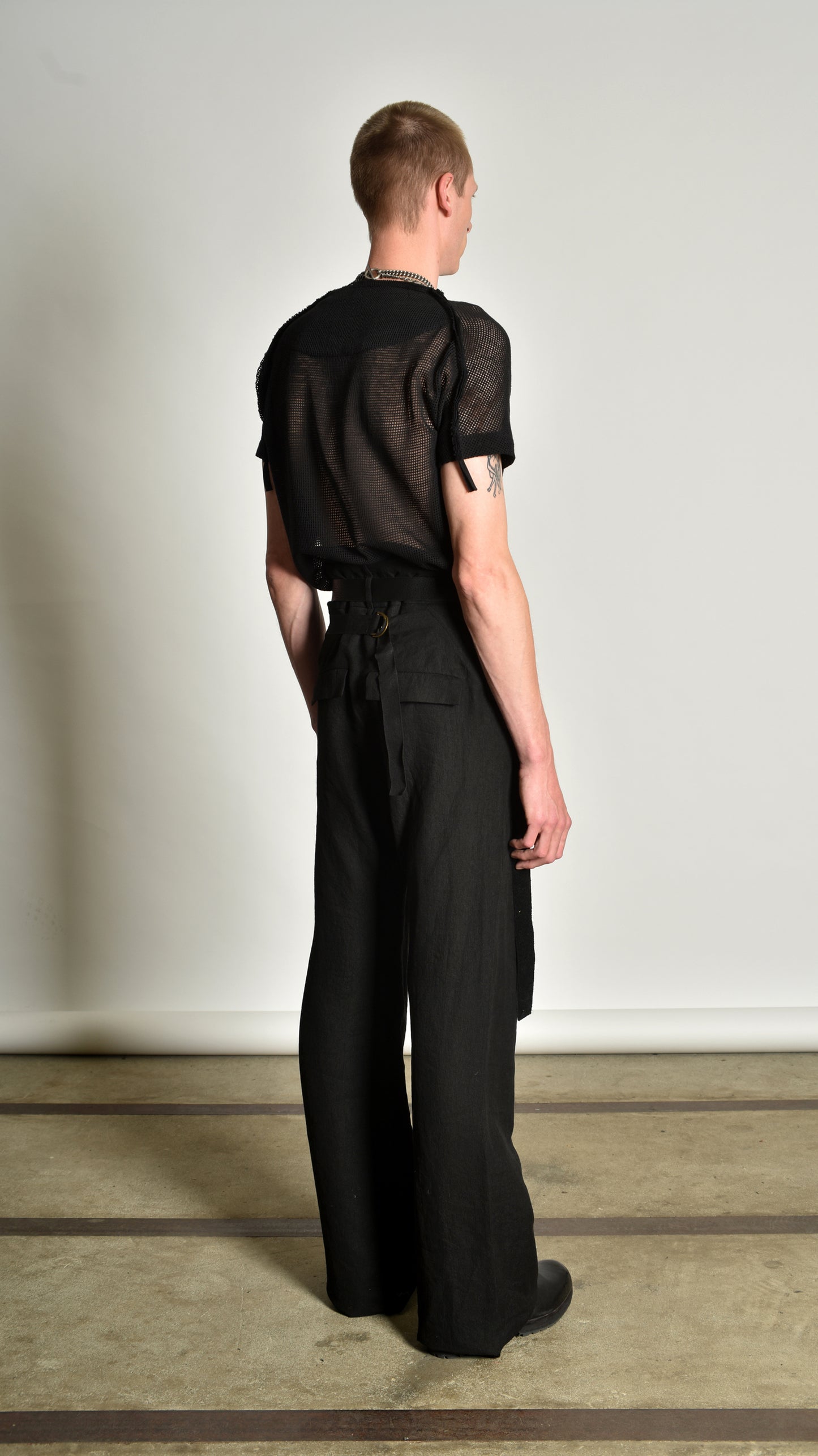 Twistwaist Pleated Wide Pants