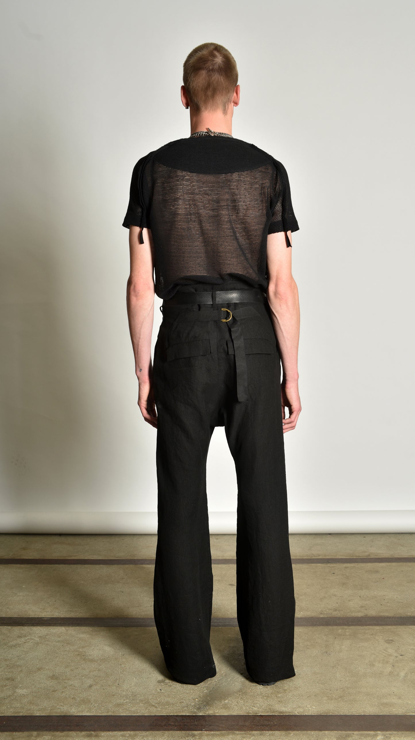 Twistwaist Pleated Wide Pants