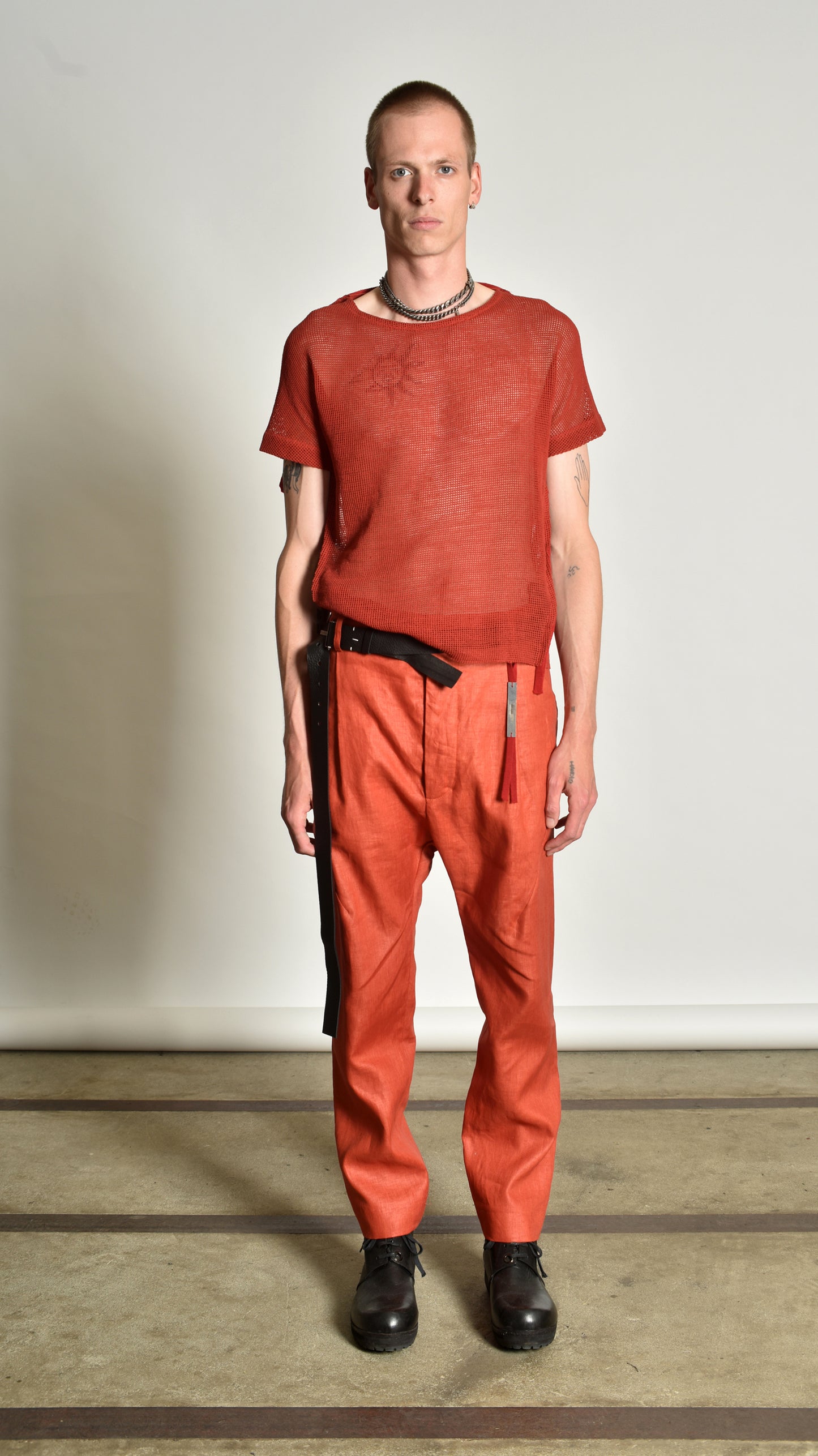 Short Sidetaped T-Shirt