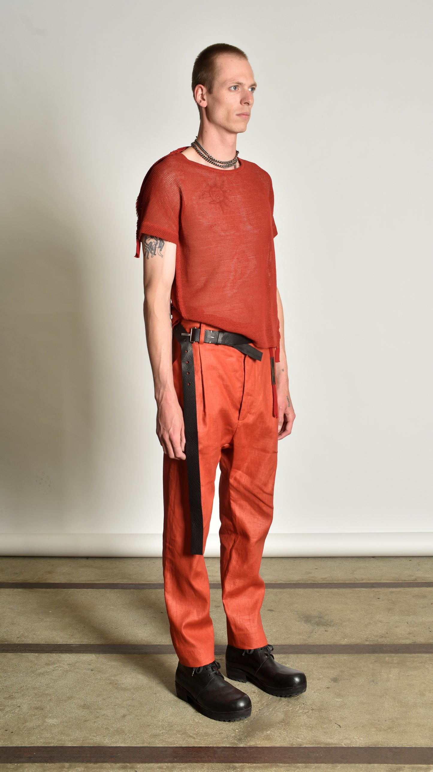 Short Sidetaped T-Shirt