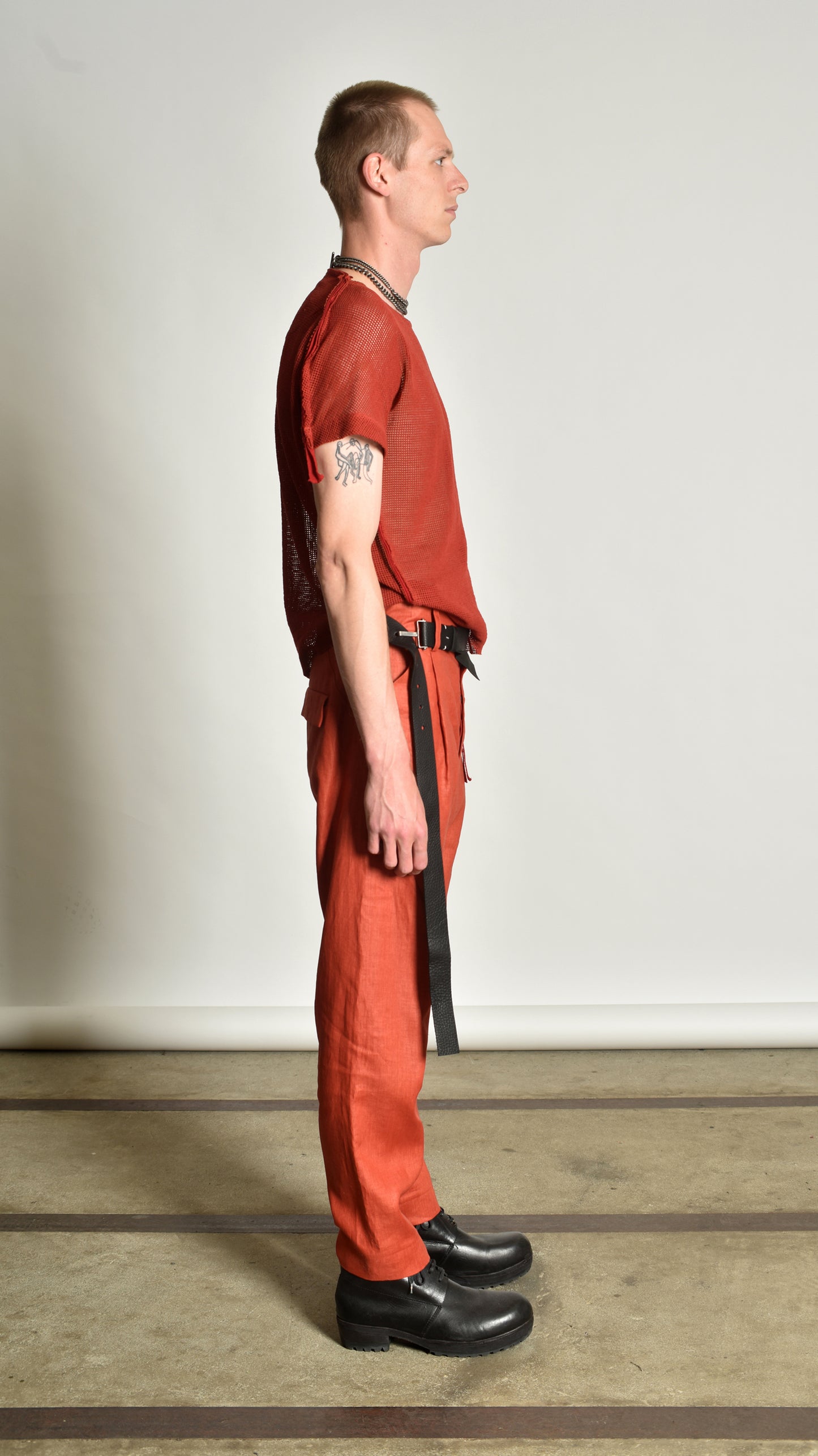 Short Sidetaped T-Shirt