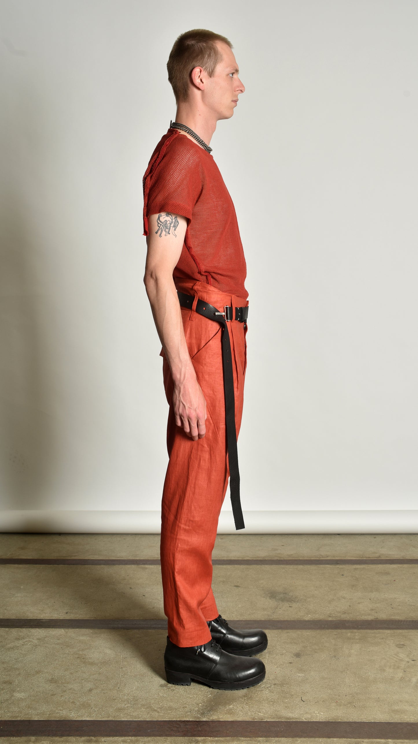 Twistwaist Pleated Decoup Jean