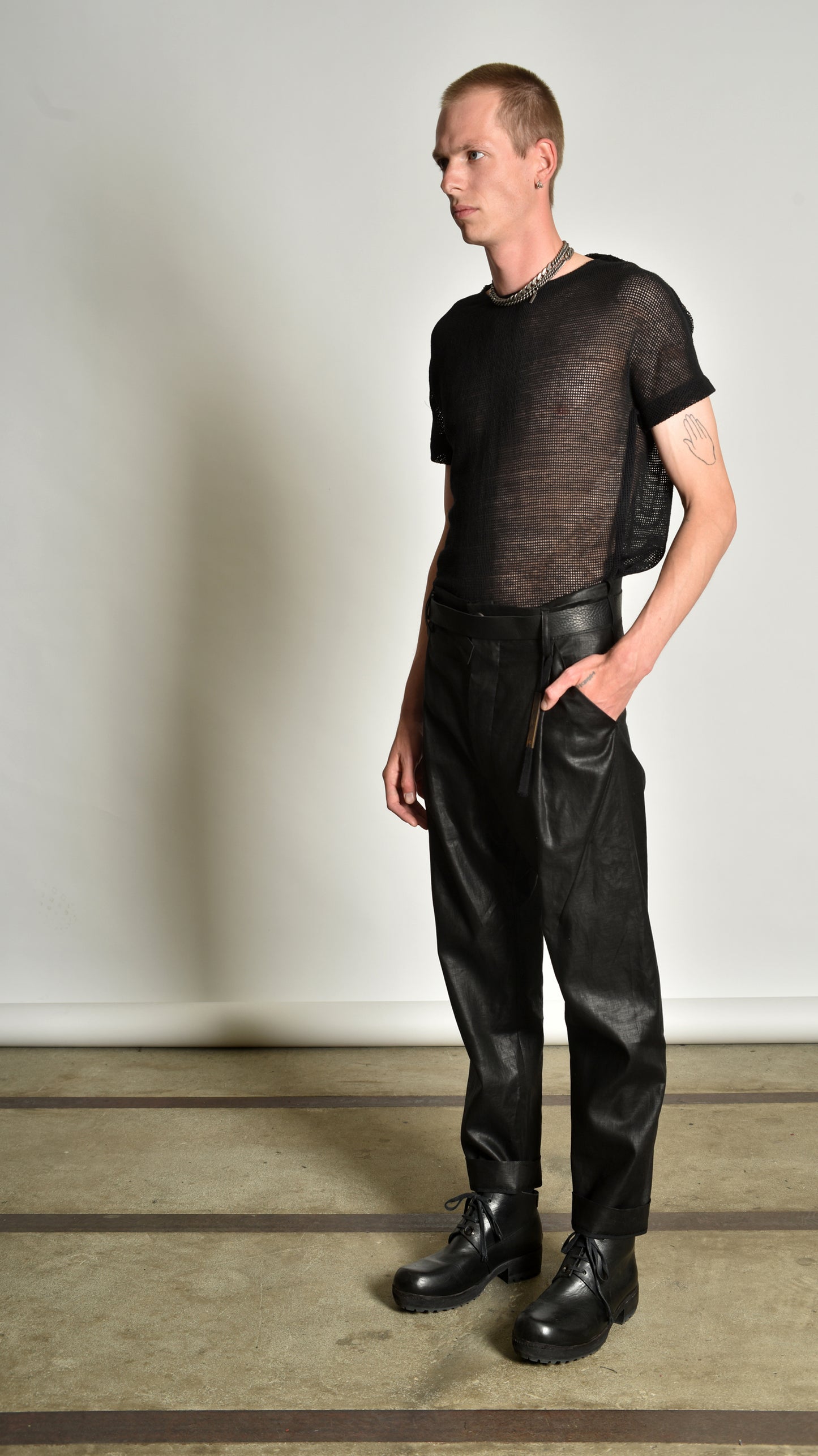 Short Sidetaped T-Shirt