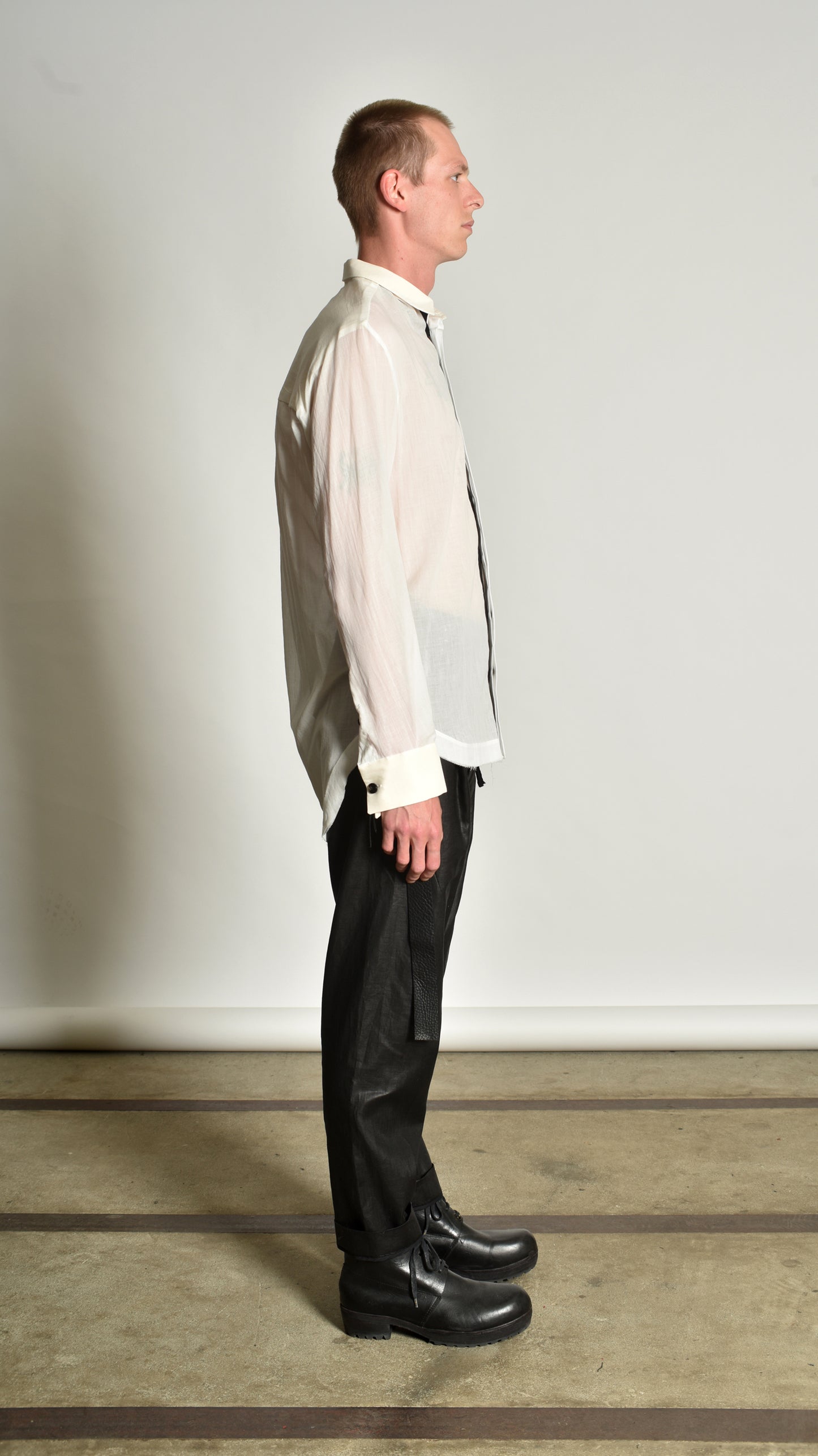 Kimono Curved-Hem Shirt