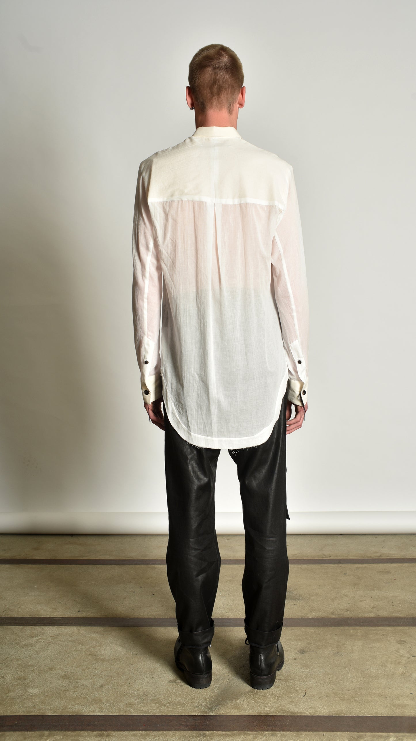 Kimono Curved-Hem Shirt