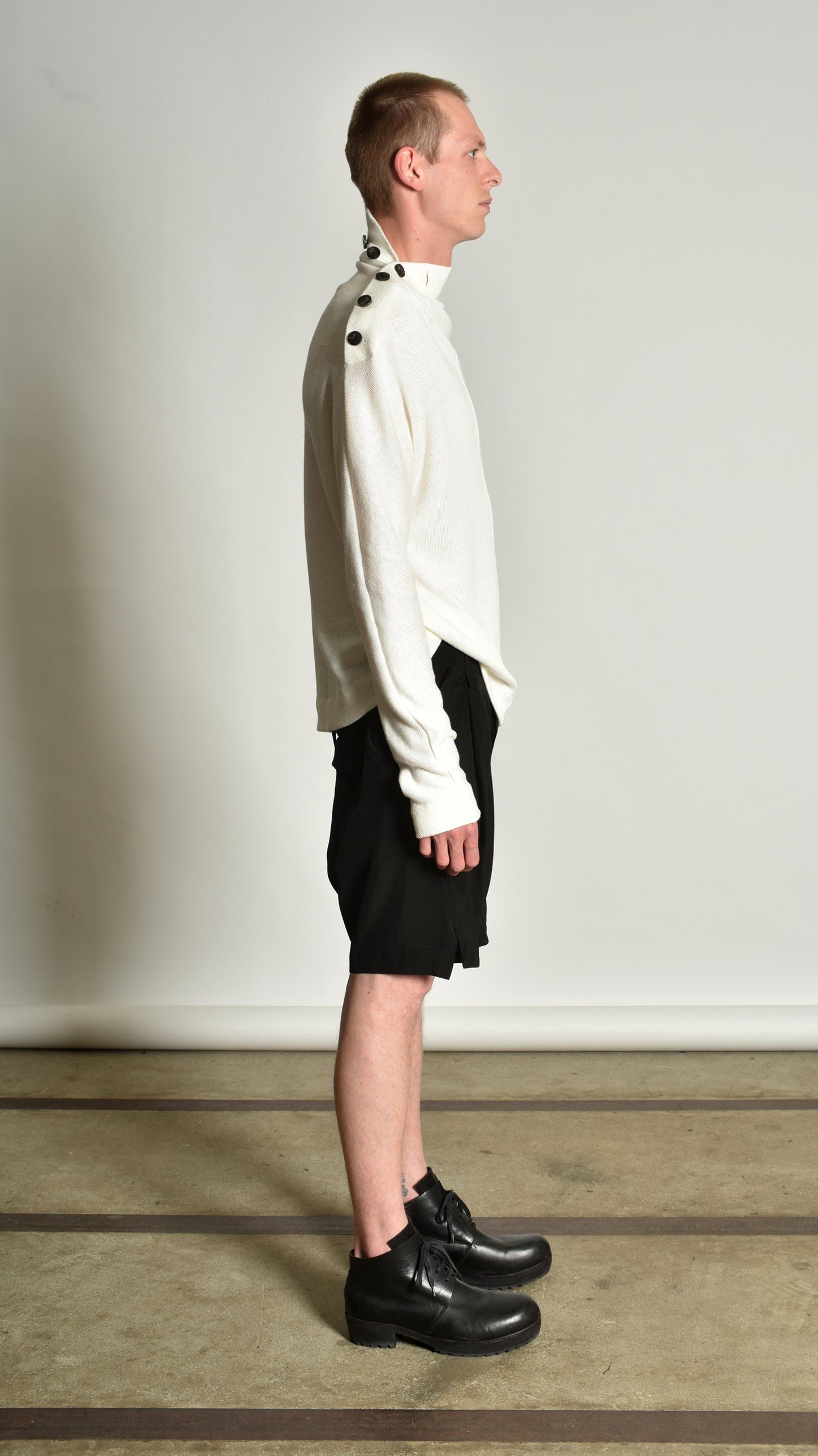 Twisted Buttoned Sweater