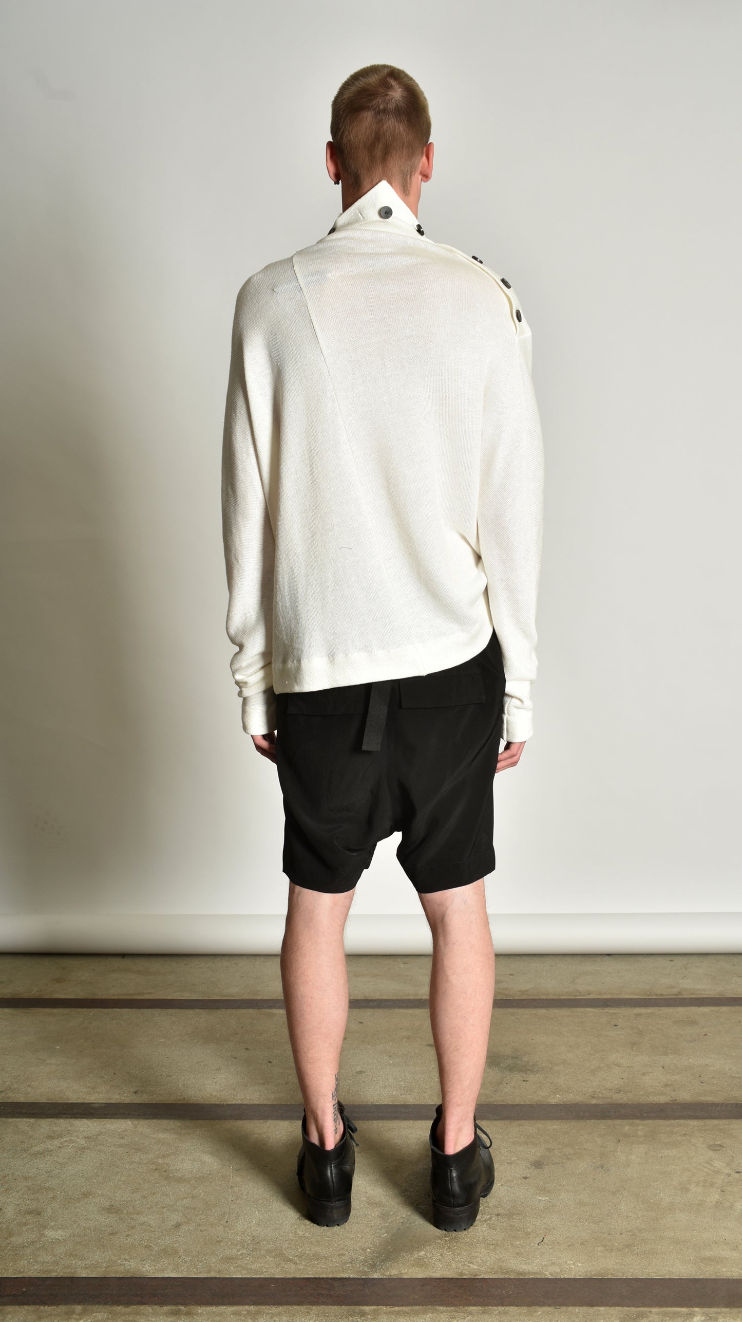 Twisted Buttoned Sweater
