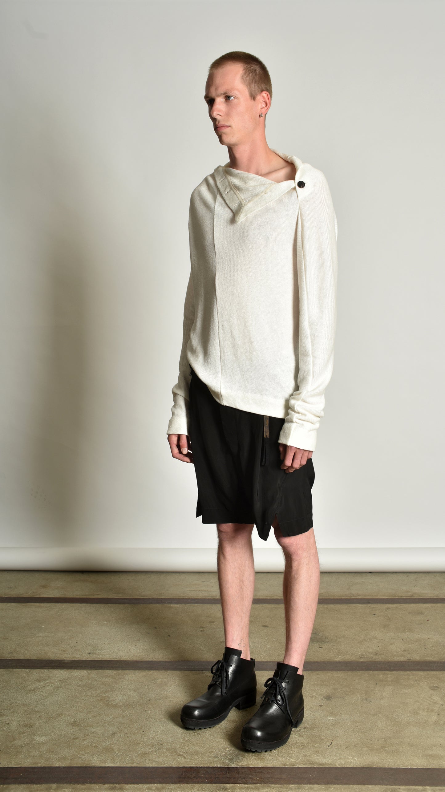 Twisted Buttoned Sweater