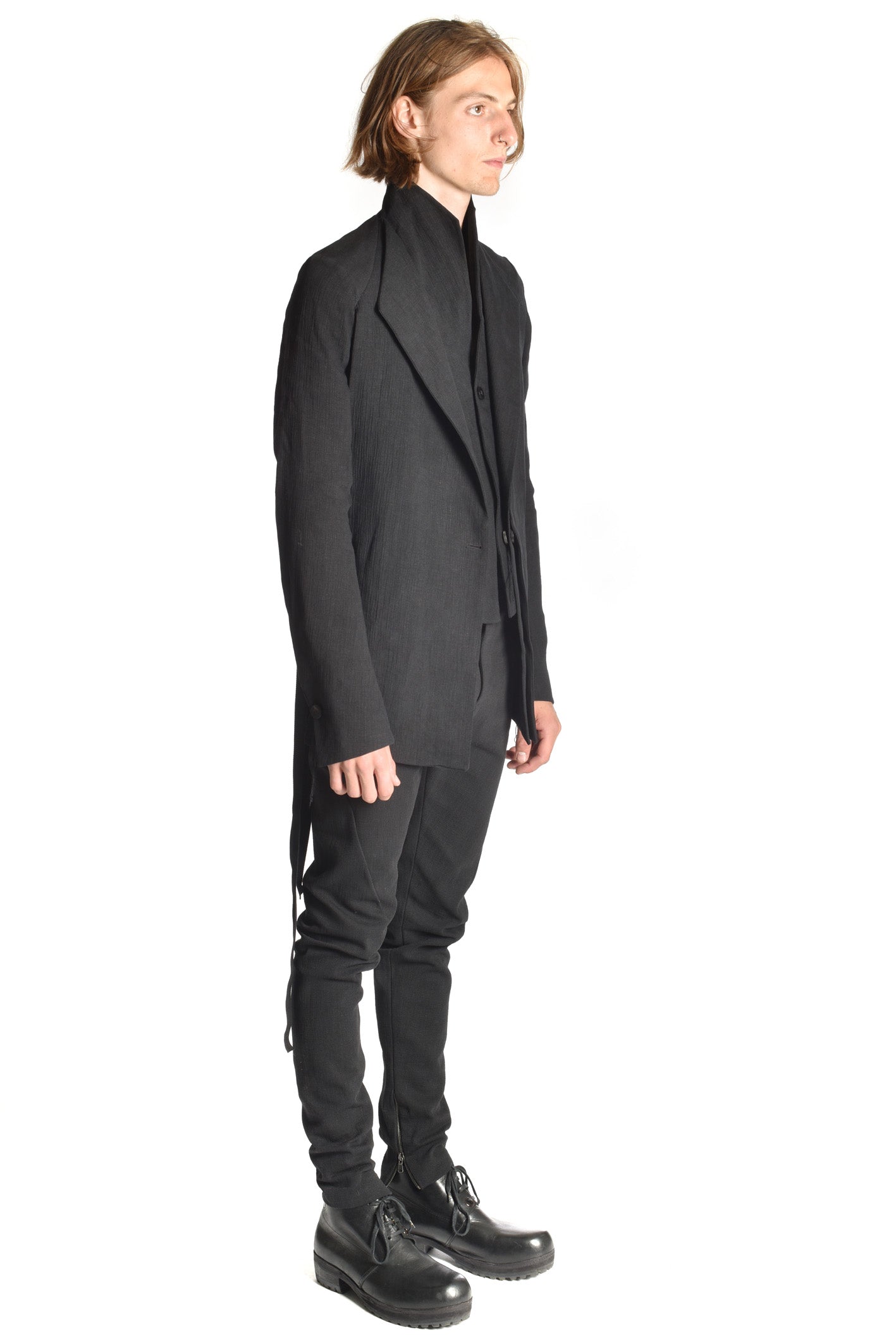 Double Collared Backstrap Suitjacket