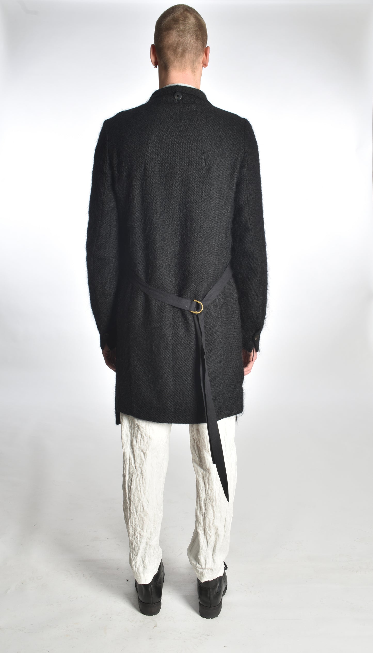 JA73 - Signature Handwoven Kidmohair Coat