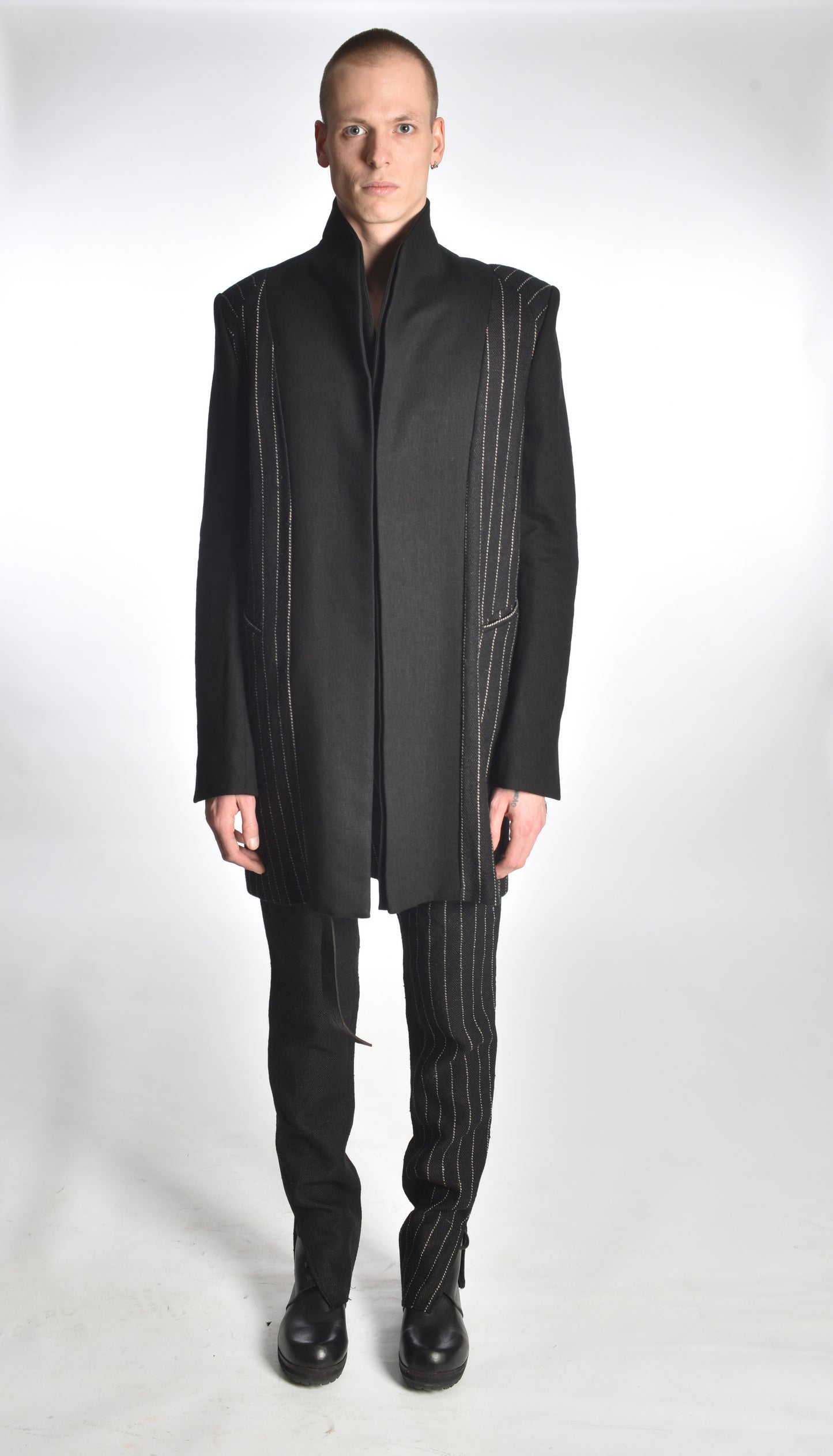JA93 - Contrast Belted Coat (last one: size 52)
