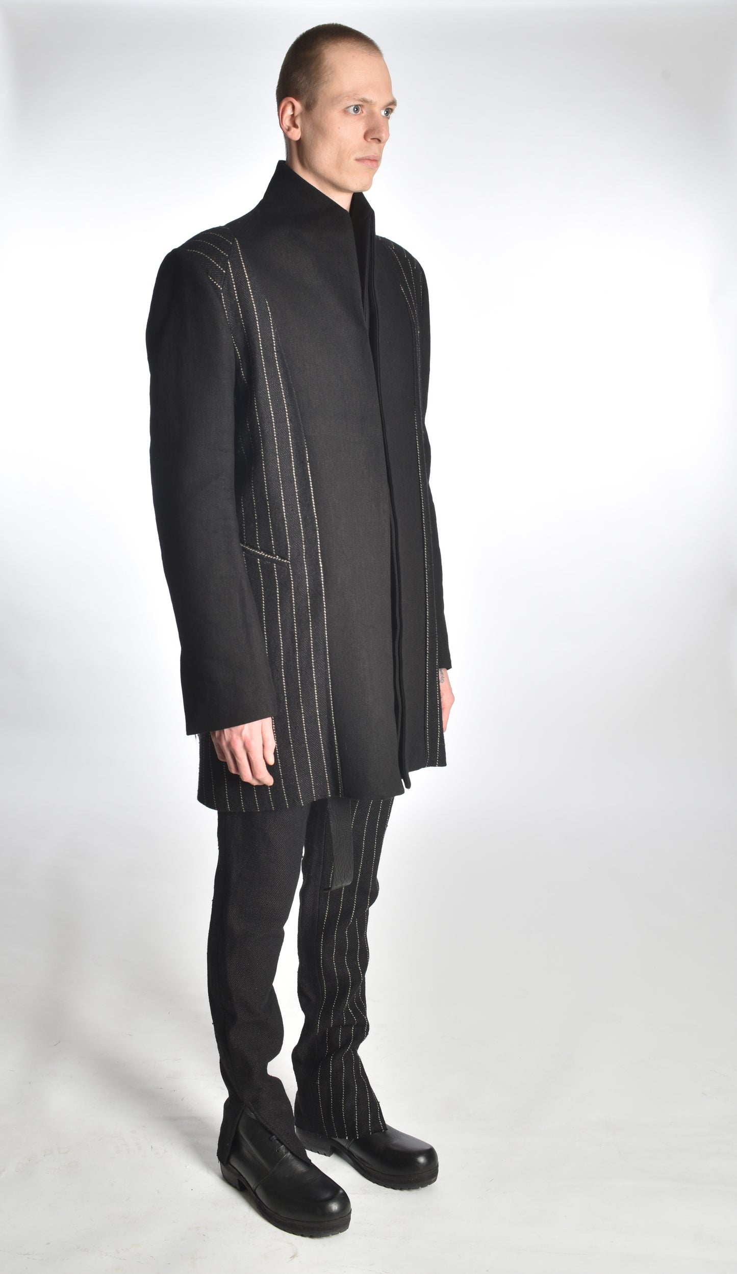 JA93 - Contrast Belted Coat (last one: size 52)