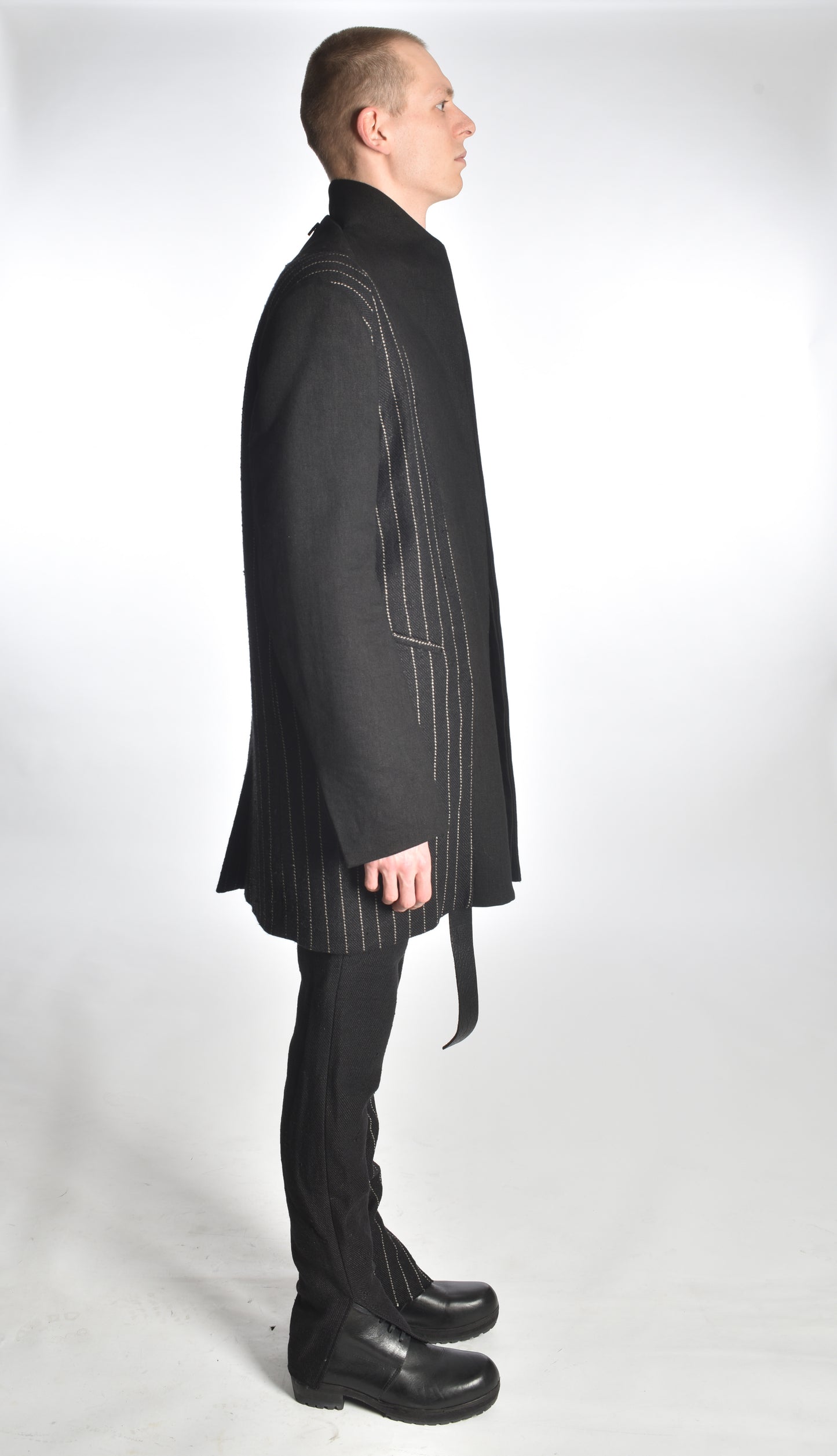 JA93 - Contrast Belted Coat (last one: size 52)