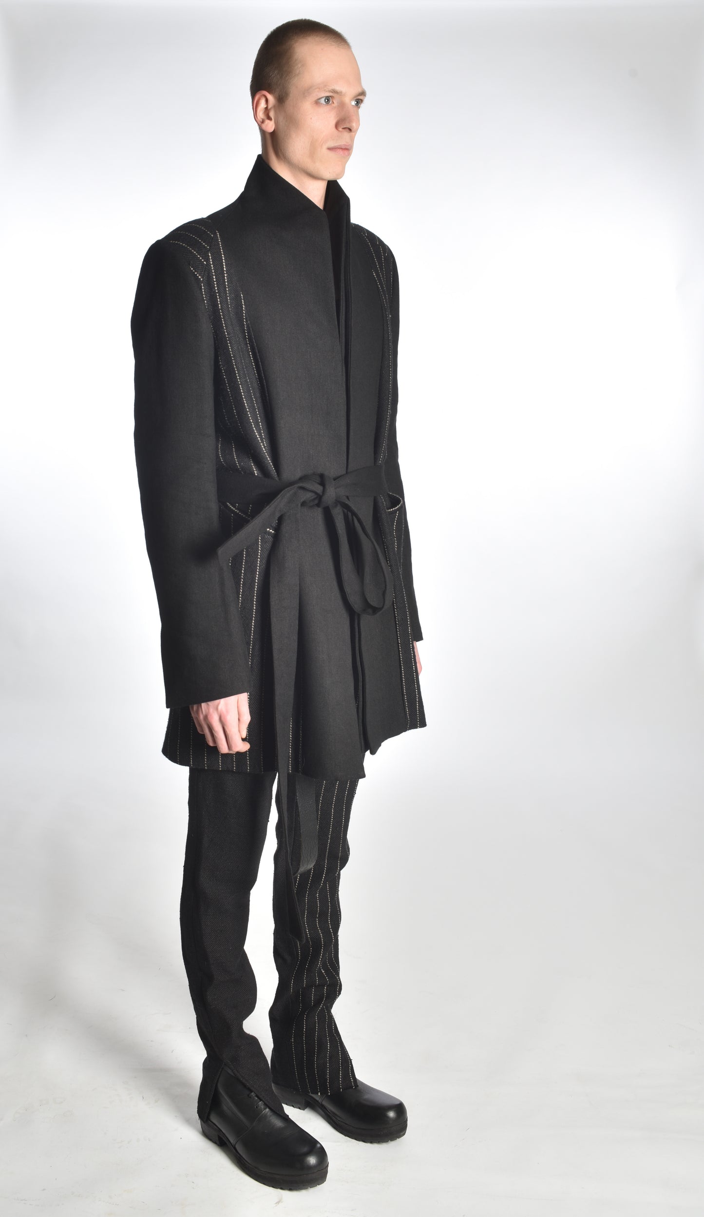 JA93 - Contrast Belted Coat (last one: size 52)