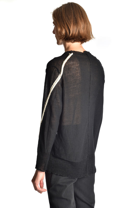 Taped Handknit Sweater