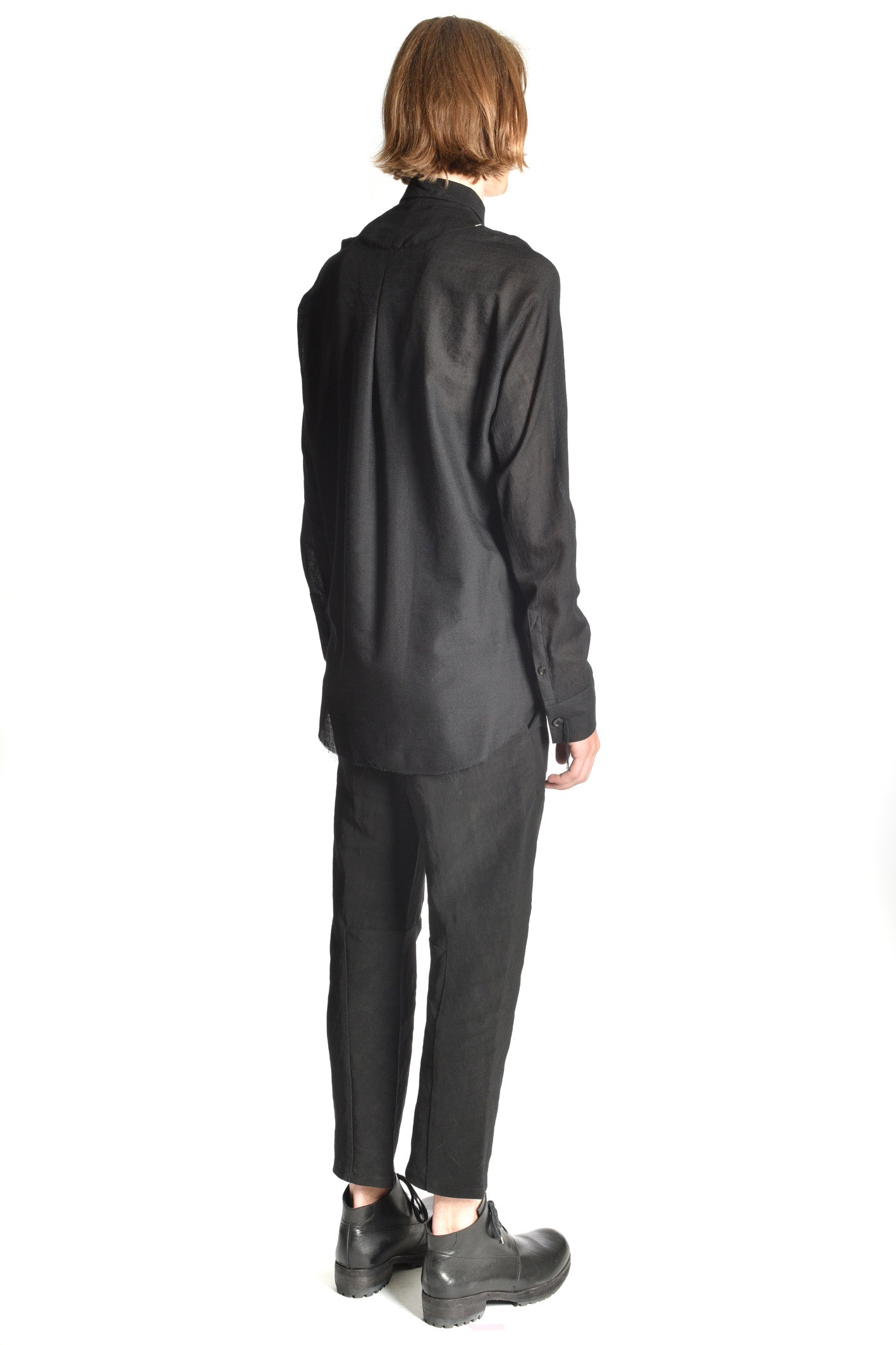 Light Wool Kimono Shirt