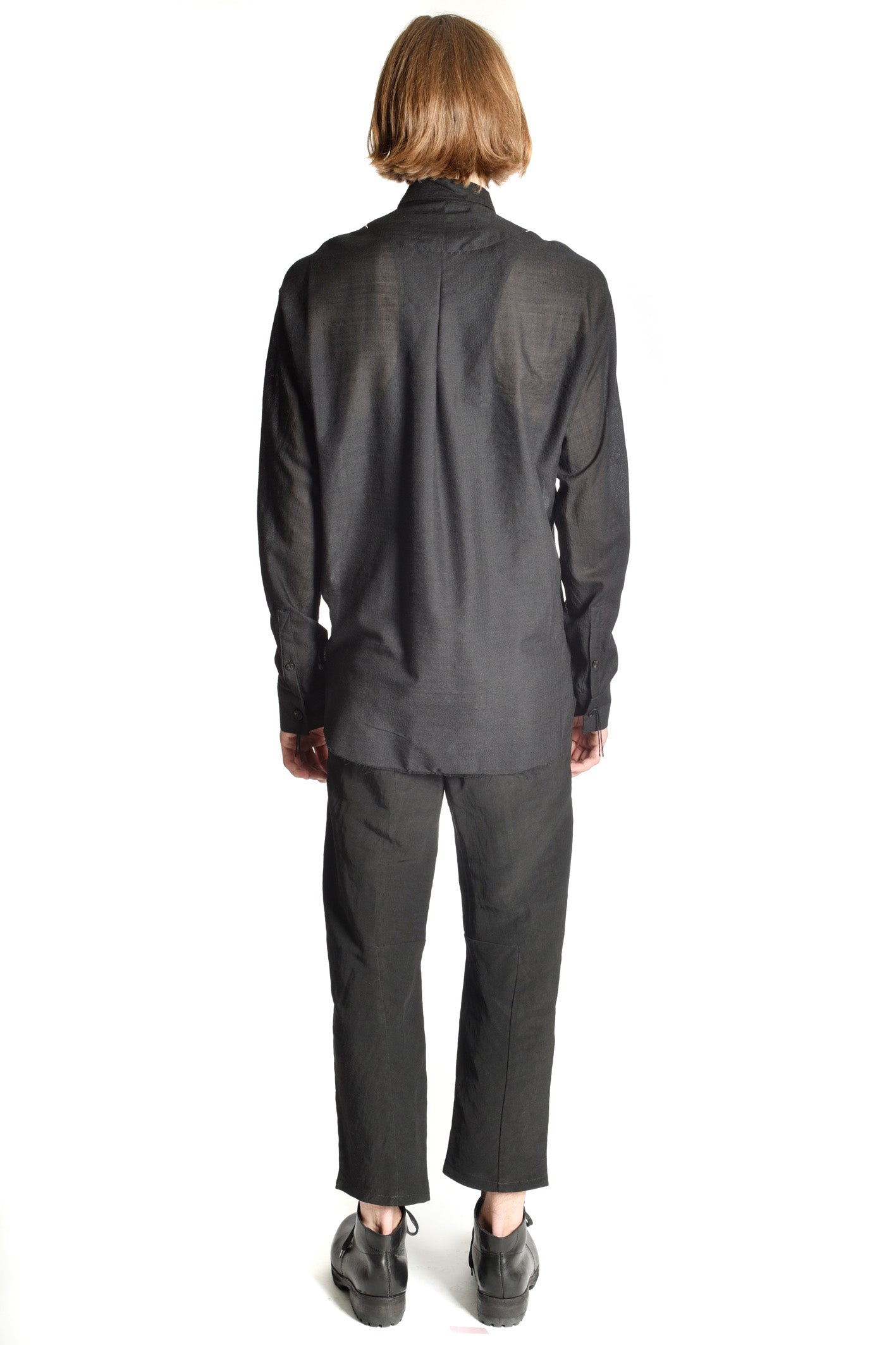 Light Wool Kimono Shirt