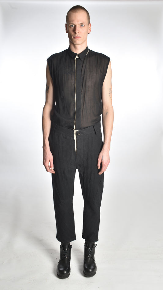 TR51 - Cropped In-Leg Decoup Pants (last one size 48)