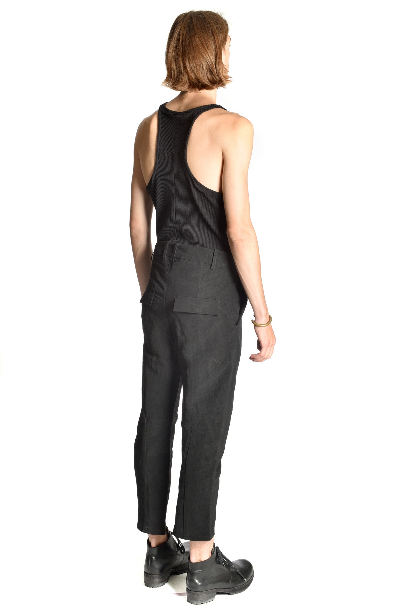 Linen In-Leg Decoup Pants