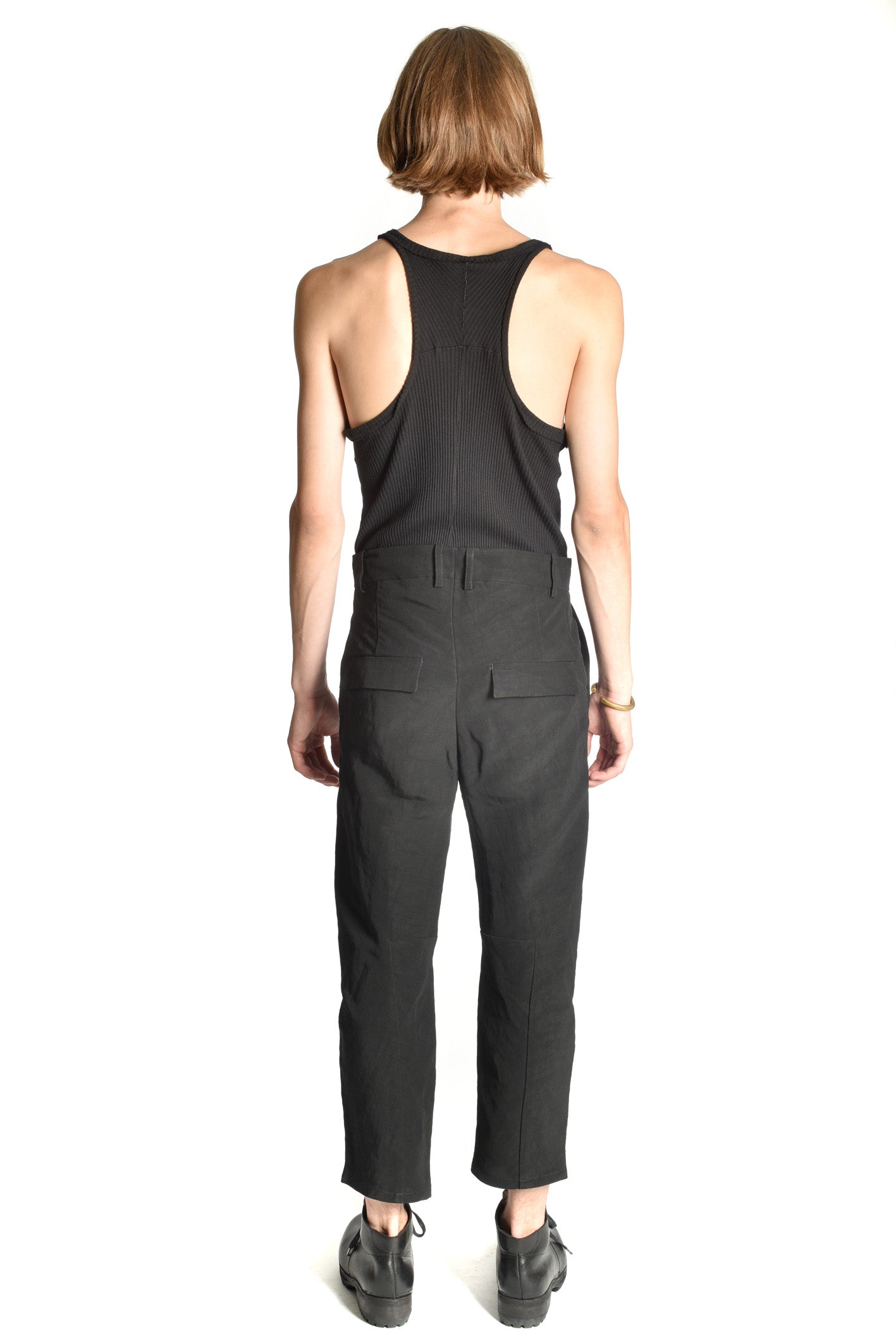 Linen In-Leg Decoup Pants