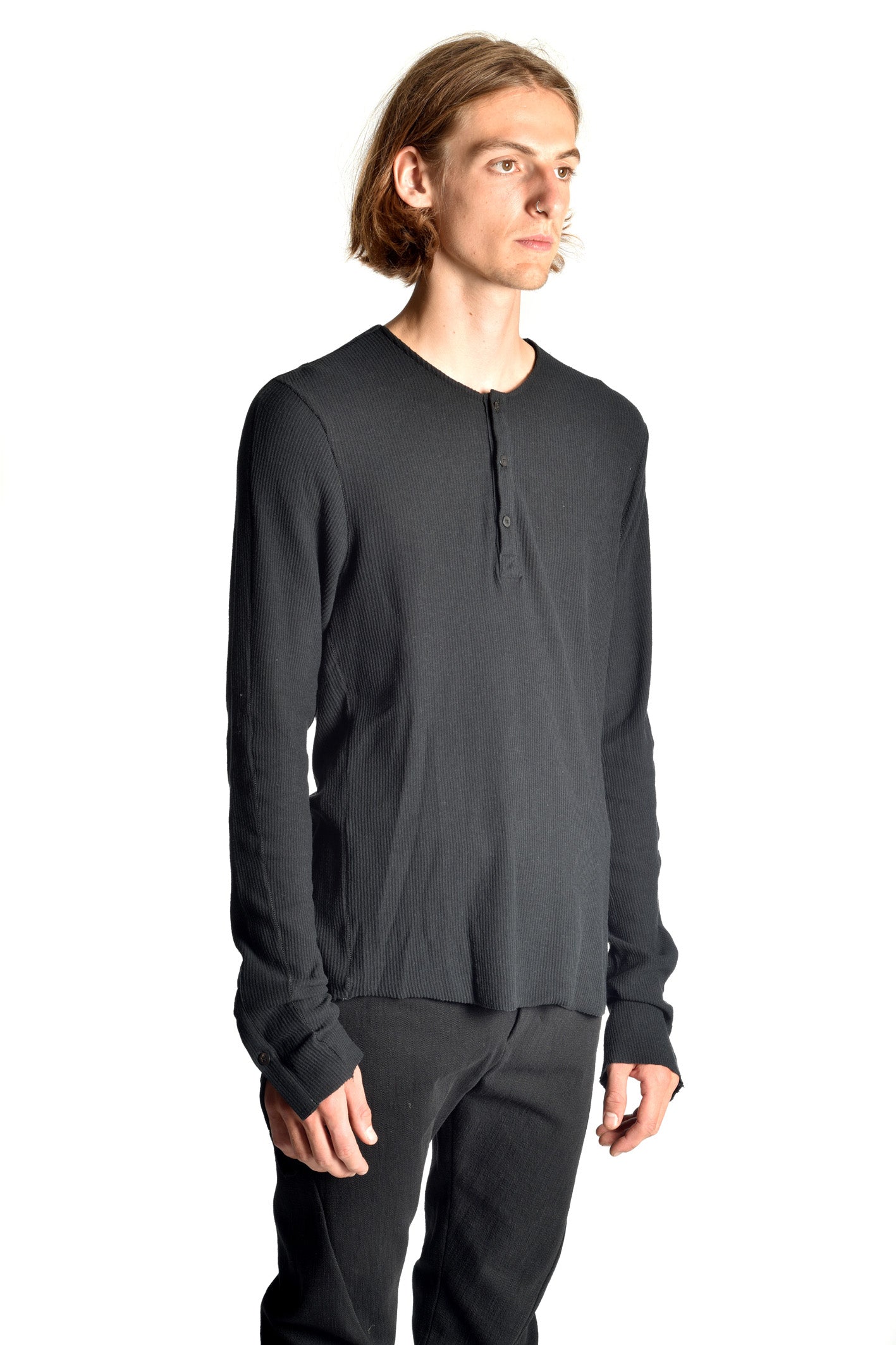 Henley - Petrol Cotton