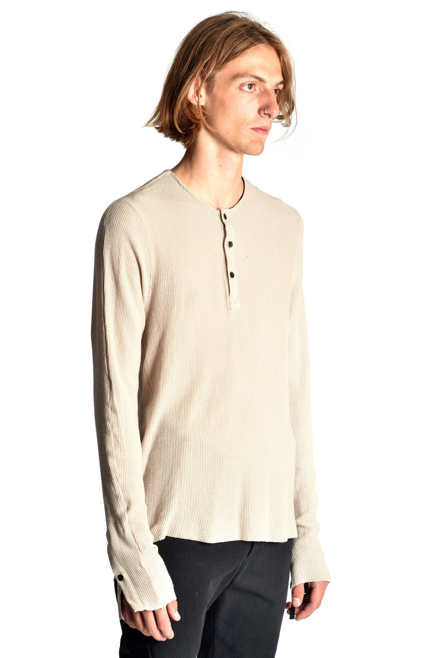 Henley - Ecru Cotton (last one size 52)