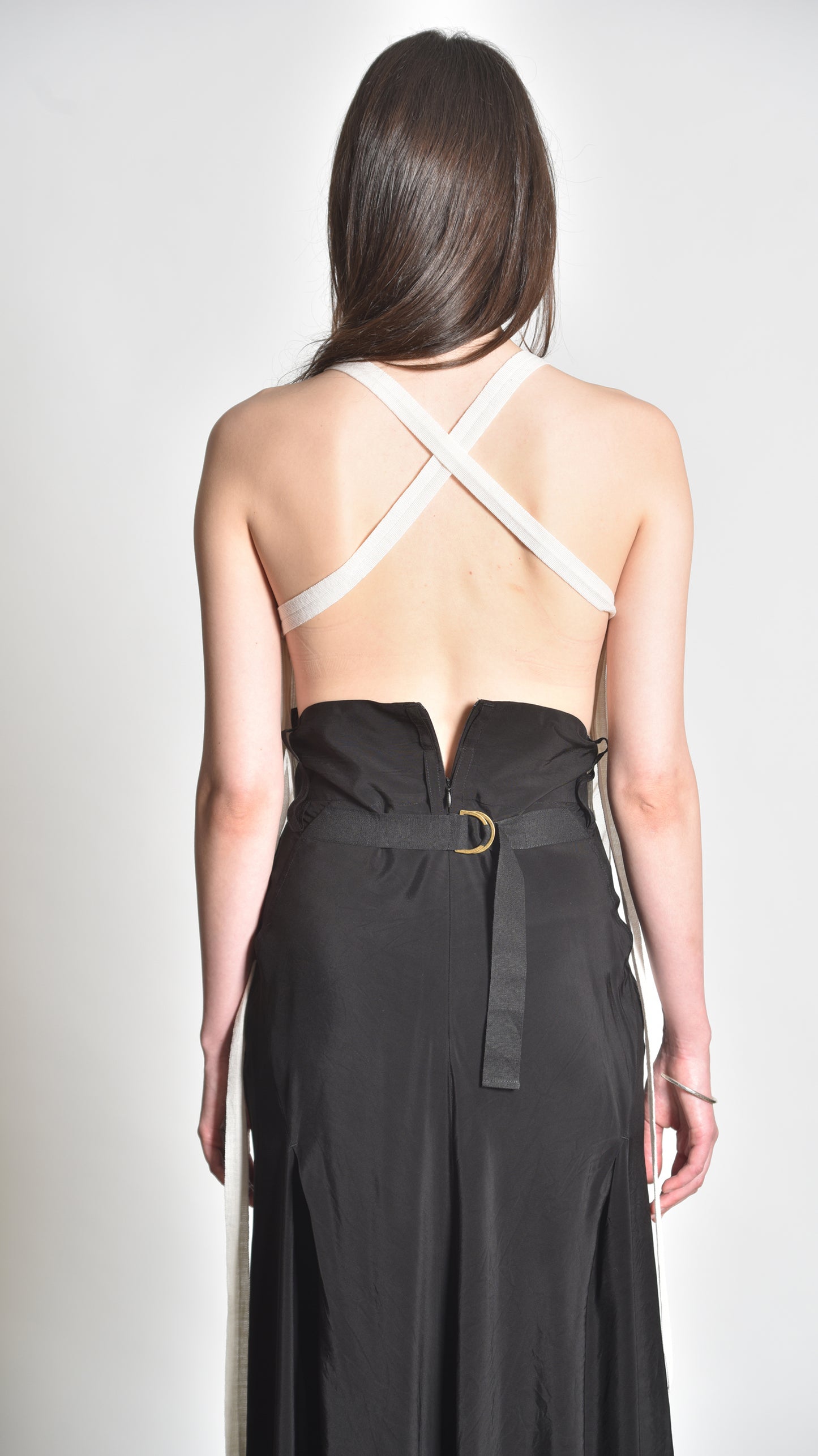 Deconstructed Crossback Sidetaped Tanktop