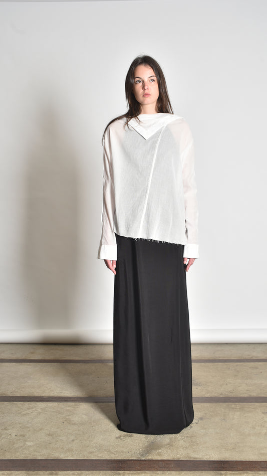 Twisted Buttoned Blouse