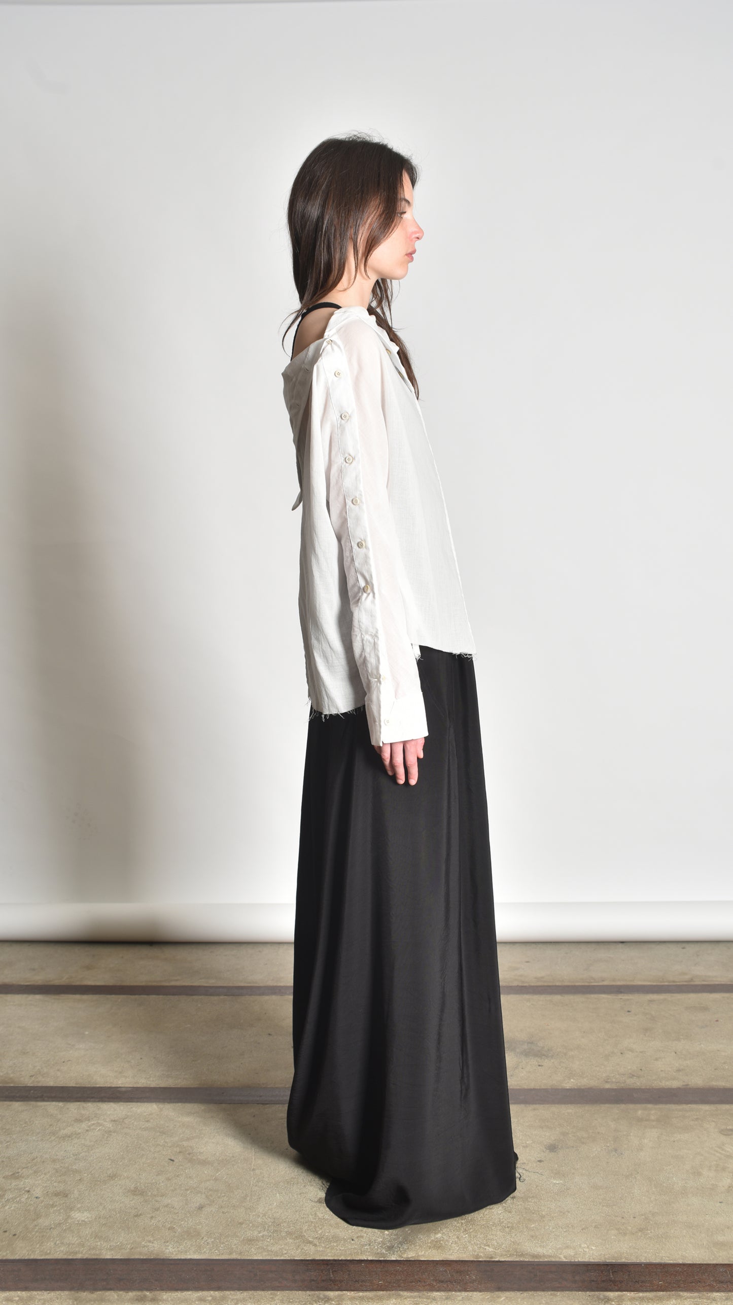 Twisted Buttoned Blouse