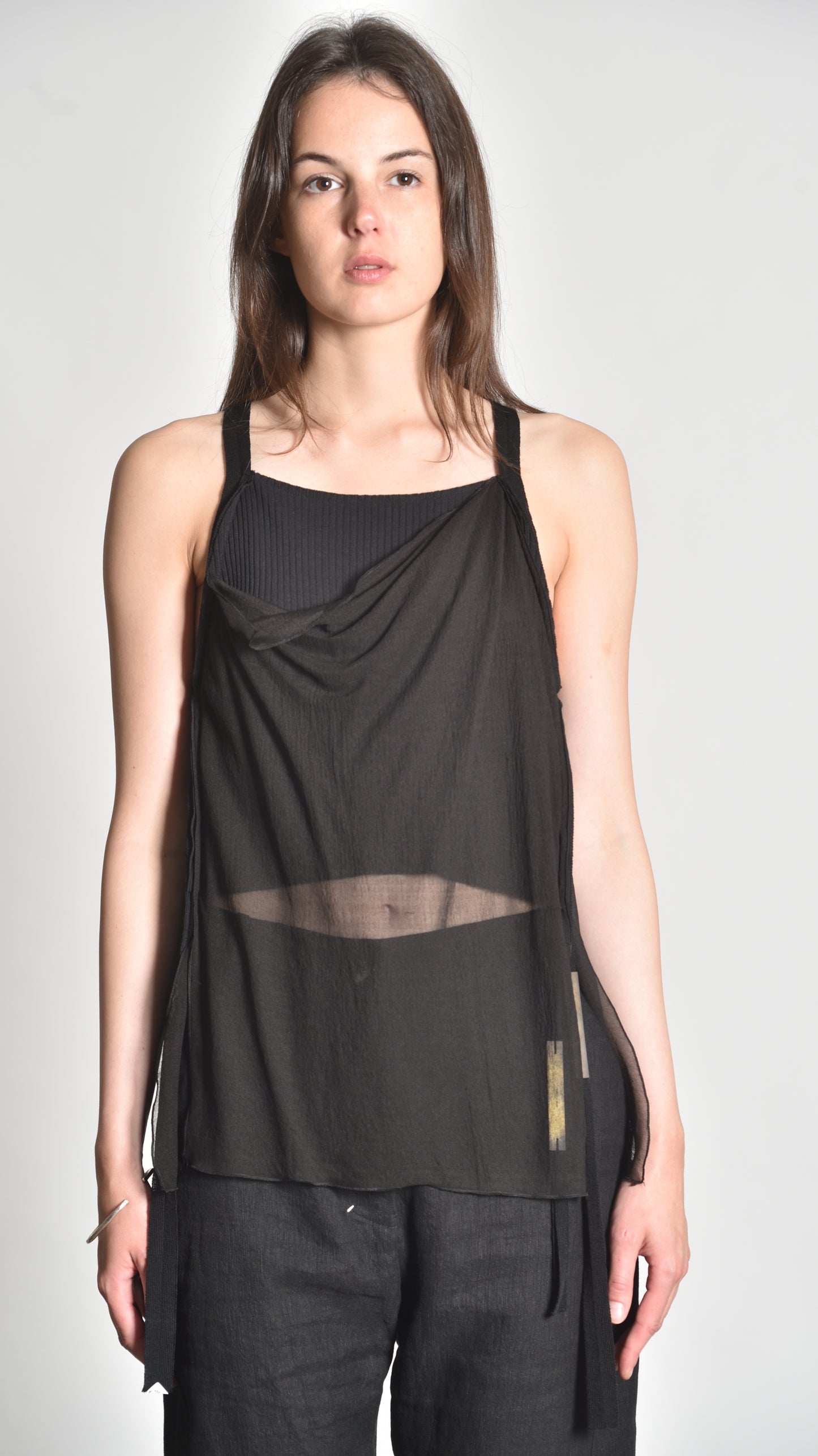 Deconstructed Sidetaped Tanktop