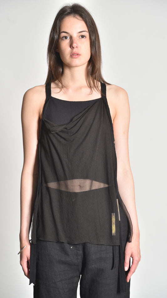 Deconstructed Sidetaped Tanktop
