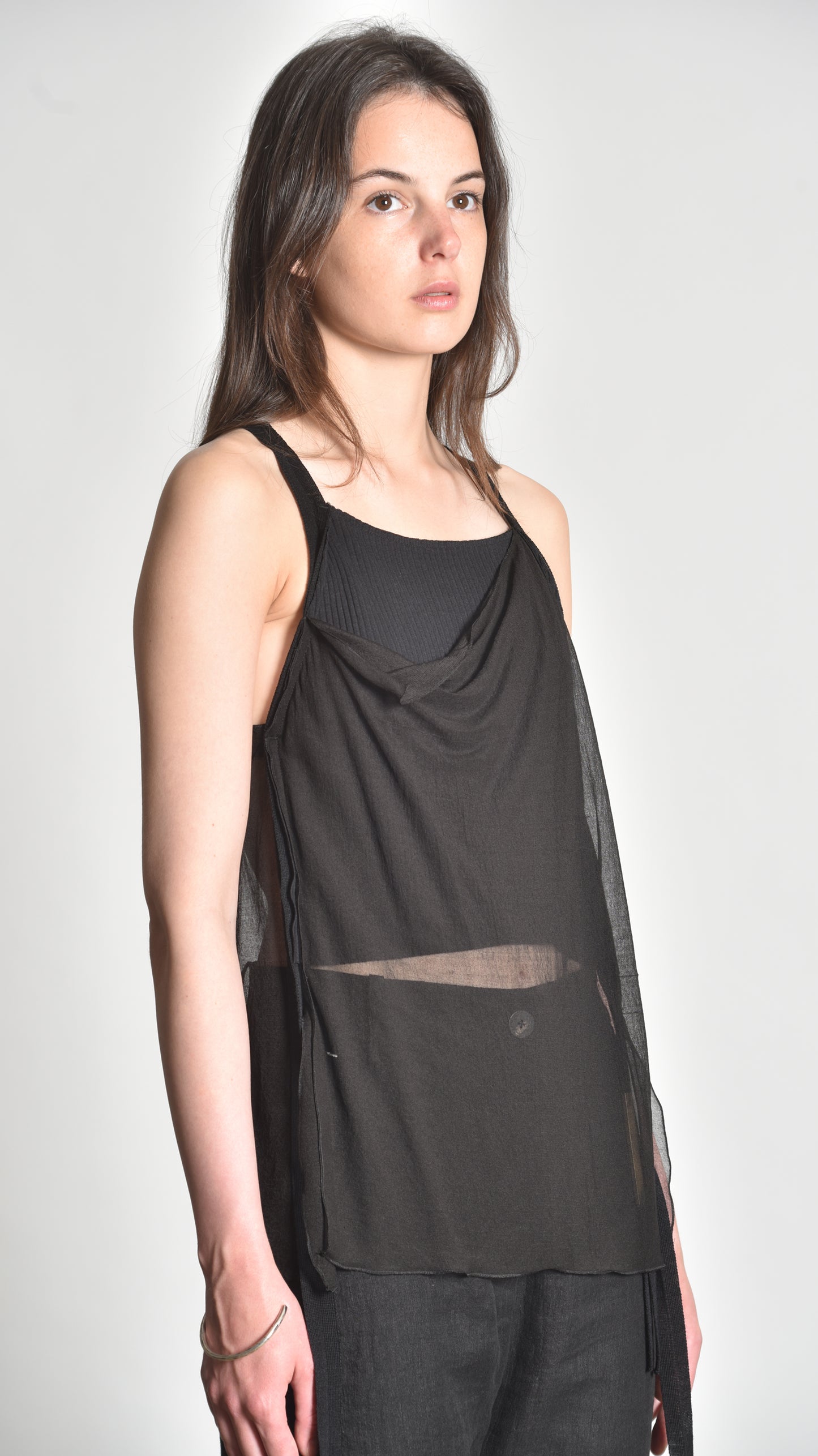Deconstructed Sidetaped Tanktop