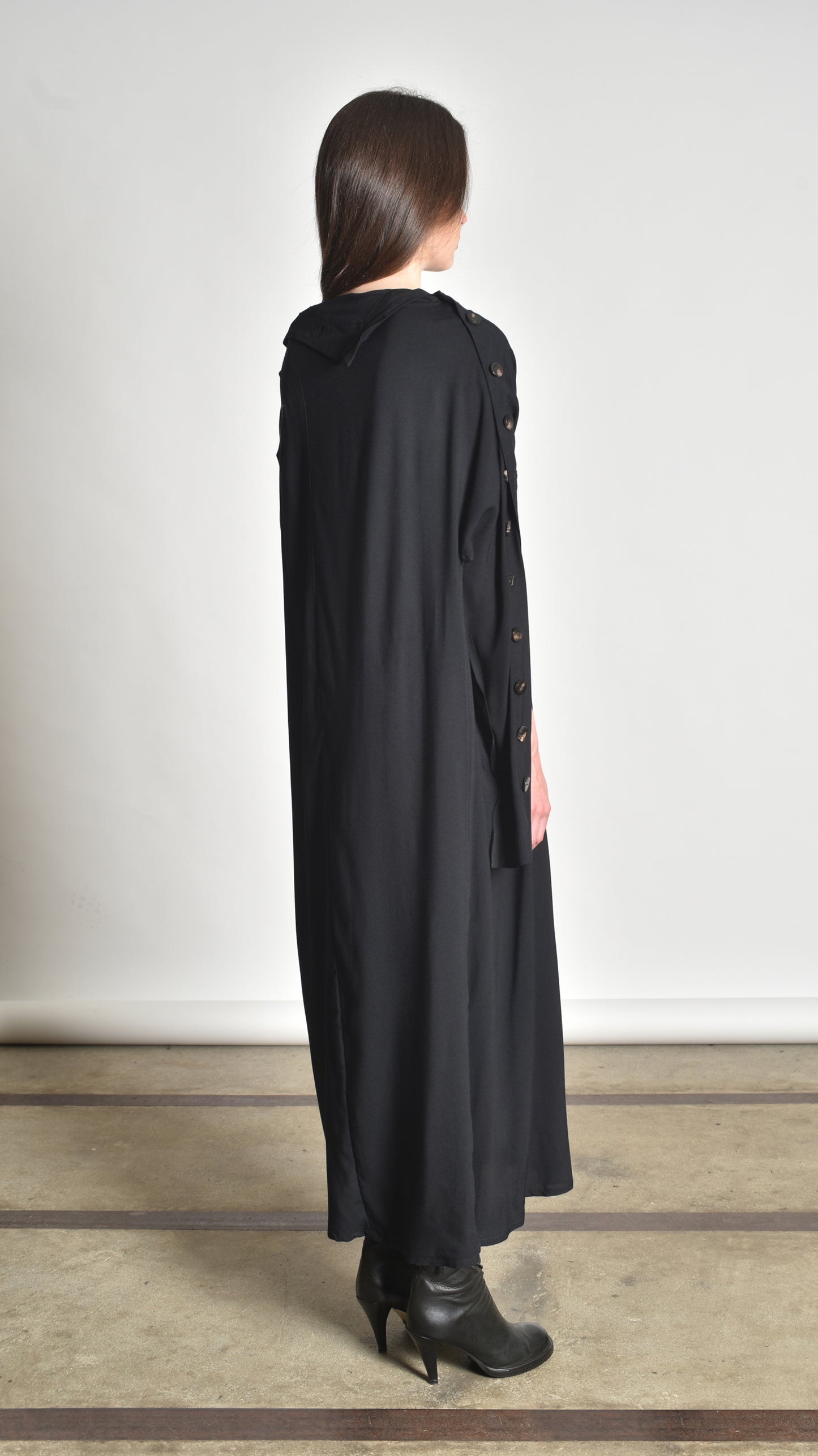 Twisted Buttoned Dress